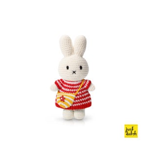 Miffy handmade and her red small striped dress + bag
