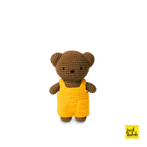 boris handmade and his yellow overall