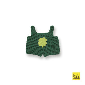 green clover overall handmade