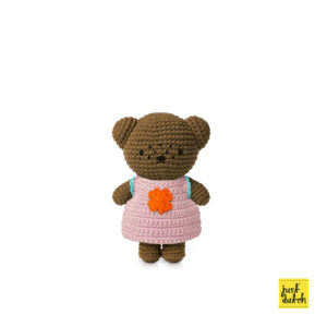 barbara handmade en haar pastel roze klavertje 4 jurk