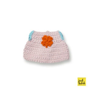 pastel roze klavertje 4 jurk handmade