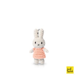 nijntje handmade sleutelhanger pastel roze jurk