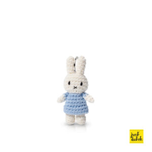 miffy handmade keychain pastel blue dress