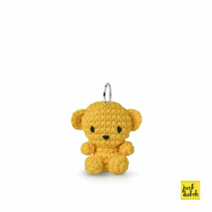 yellow bear handmade keychain