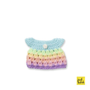 pastel rainbow dress handmade