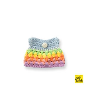 pastel rainbow dress handmade