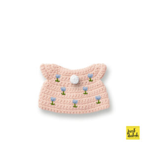 pastel roze tulpen jurk handmade