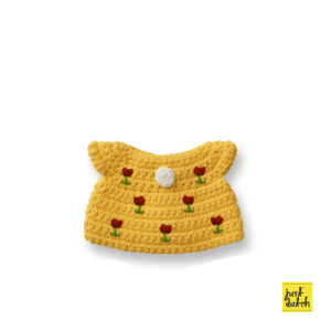 gele tulpen jurk handmade