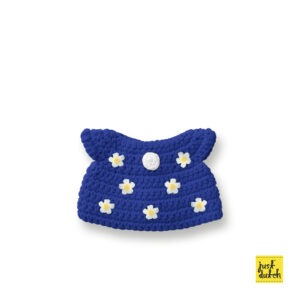 blue floral dress handmade