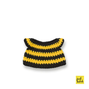 bee dress with stripes handmade