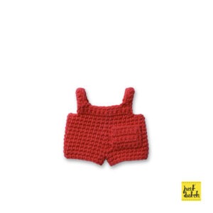 red overall handmade