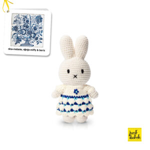 miffy handmade and her new delft blue dress