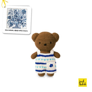 boris handmade and his new delft blue overall