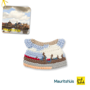 gezicht op delft jurk handmade