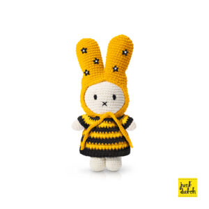 miffy handmade and her striped bee dress + floral hat