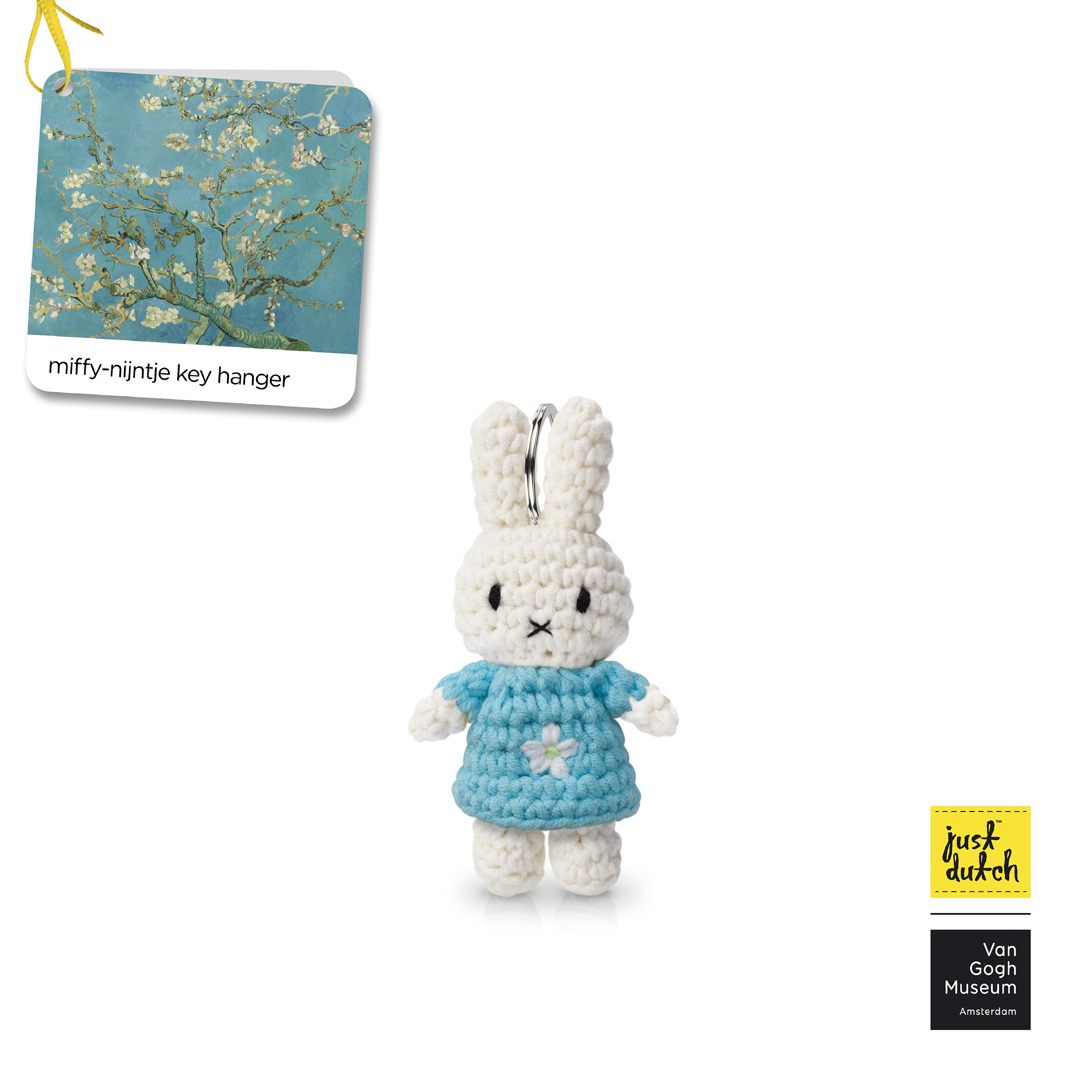miffy handmade keychain almond blossom
