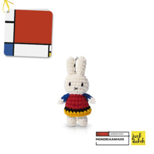 nijntje handmade sleutelhanger mondriaan