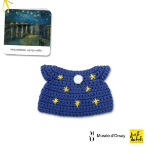 sterrennacht jurk handmade