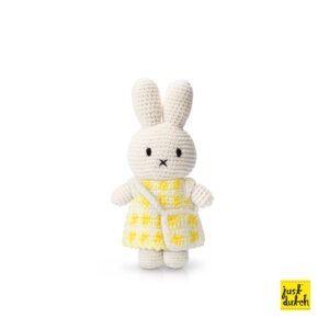 miffy handmade and her pastel yellow checkered dress (kopie)