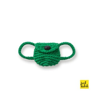 green backpack handmade