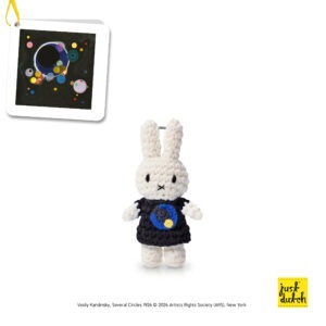 nijntje handmade sleutelhanger Kandinsky